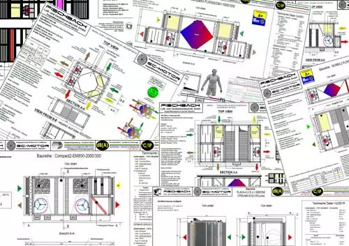 fischbach levegő ventillációs technológia tervrajza